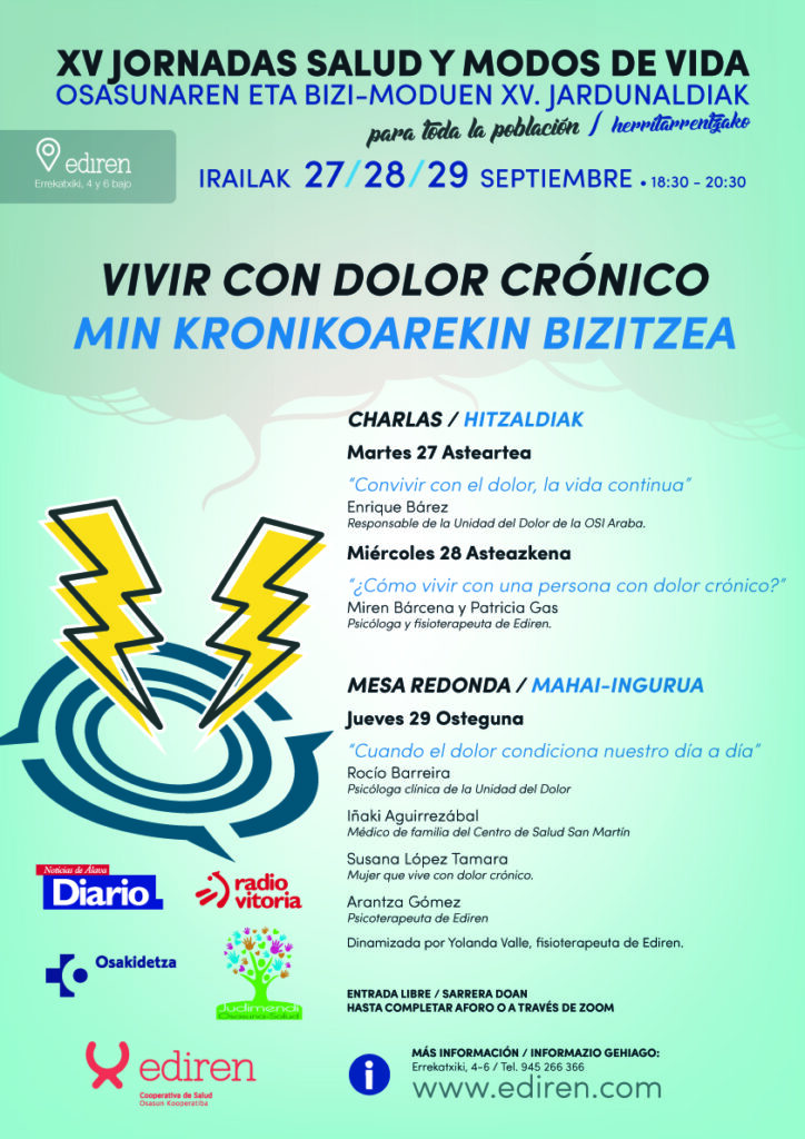 Jornadas abiertas sobre dolor crónico