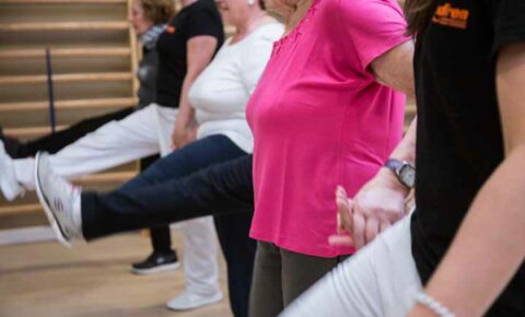 diren propone fisioterapia a través de la gimnasia suave para mantener un estilo de vida saludable.