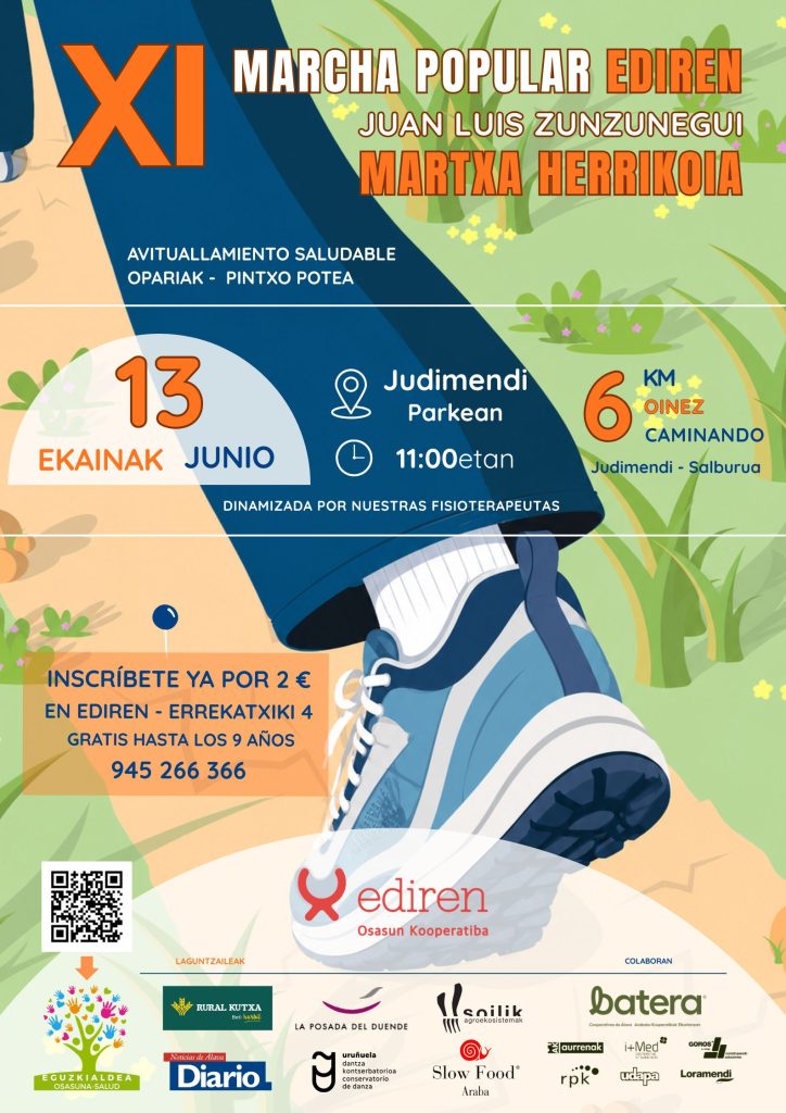 Abiertas las inscripciones de la nueva edición de la Marcha popular Ediren.