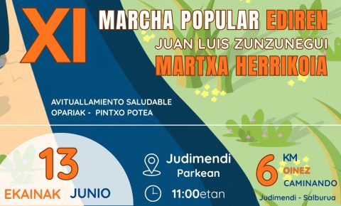 Abiertas las inscripciones de la nueva edición de la Marcha popular Ediren.